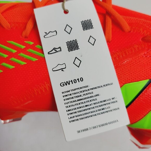 NEW Adidas Predator Edge.1 SG Soccer Cleats GW1010 Size 11.5 Solar Red main image 4
